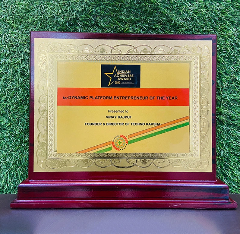 Indian Achievers Award 2020 for Dynamic Platform Entrepreneur